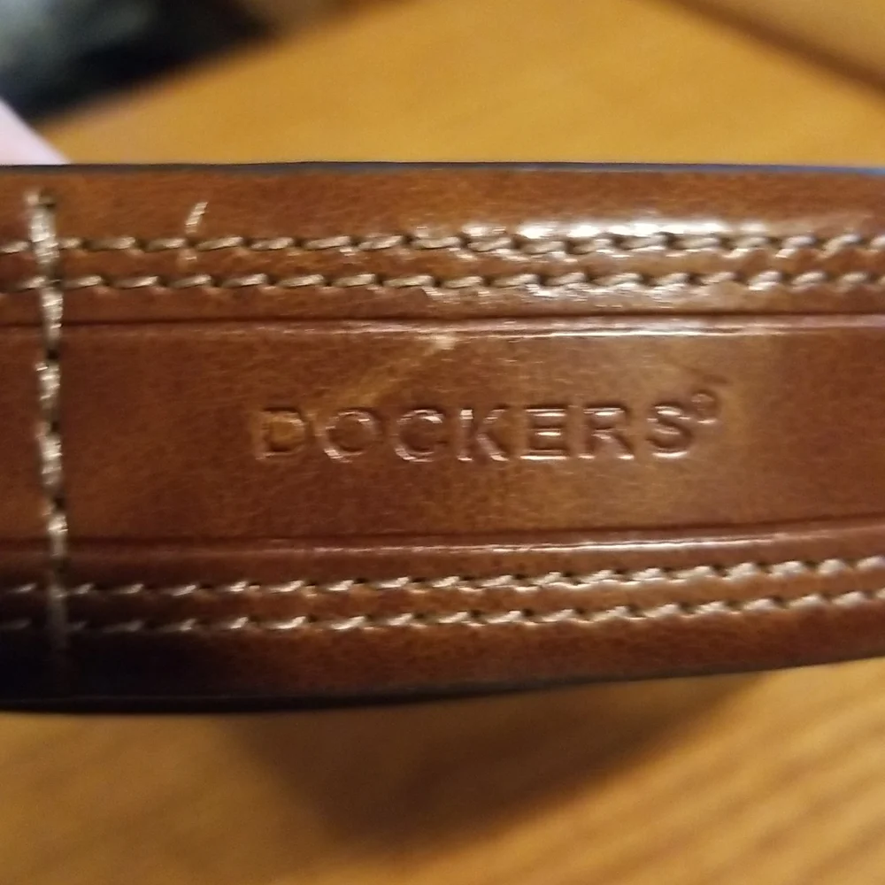 Dockers brown leather